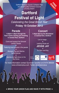 Dartford Festival of Light poster