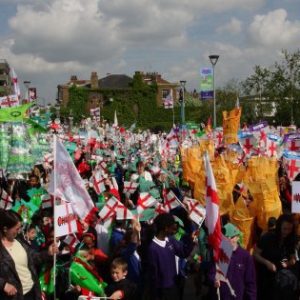 Children on Community Square, Gravesend