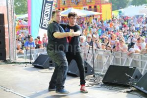 Danny and Dan Performing at the Maidstone Mela