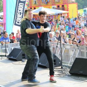 Danny and Dan Performing at the Maidstone Mela