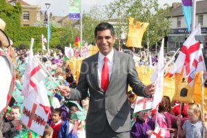 Gurvinder Sandher Event Organier Waving the Flag with Pride