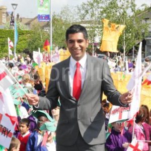 Gurvinder Sandher Event Organier Waving the Flag with Pride