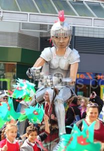 Model of Saint George in the Parade