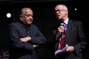 Prince Ali Khan and Deputy Mayor Nelson-Gracie