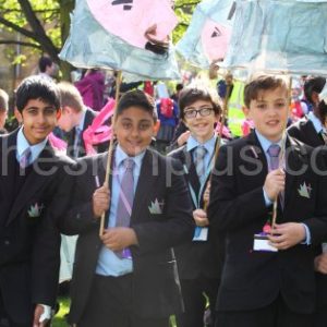 Pupils from St Johns Comprehesive