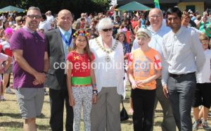 garry-ratcliffe-executive-head-with-the-mayor-of-dartford-cllr-thurlow-cllr-kite-and-gurvinder-sandher-at-the-oakfield-carnival