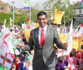 Gurvinder Sandher Event Organier Waving the Flag with Pride