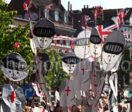 Parade in Town Centre in Gravesend