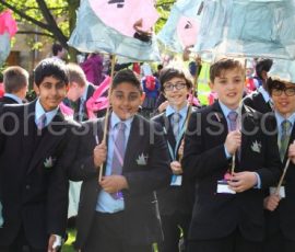 Pupils from St Johns Comprehesive