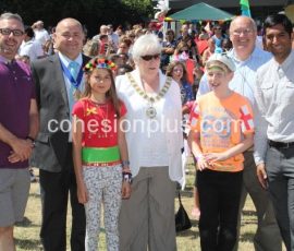 garry-ratcliffe-executive-head-with-the-mayor-of-dartford-cllr-thurlow-cllr-kite-and-gurvinder-sandher-at-the-oakfield-carnival